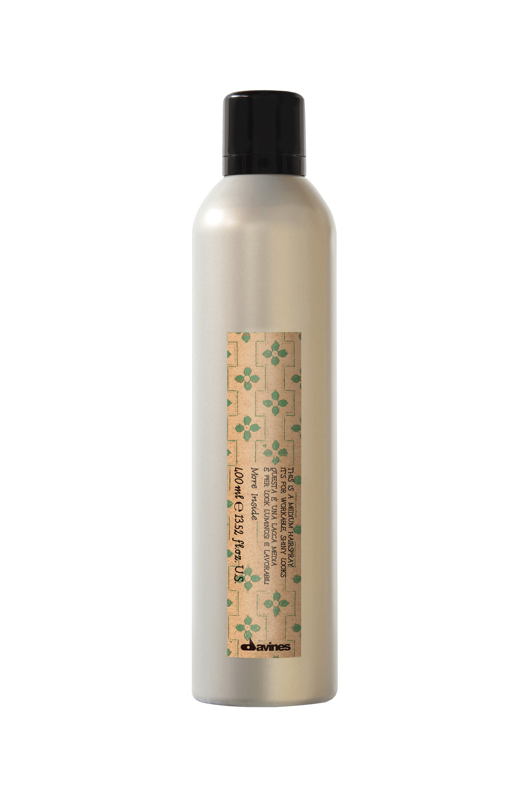 This is a Medium Hold Hair Spray